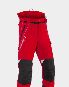 GRÜNHOLZ Pro³ Air Schnittschutzhose Rot