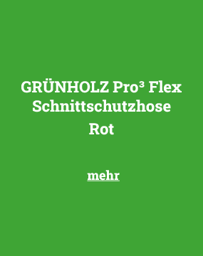 GRÜNHOLZ Pro³ Flex Schnittschutzhose Rot – Hover