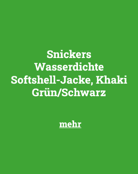 Snickers Wasserdichte Softshell-Jacke, Khaki Grün/Schwarz – Hover