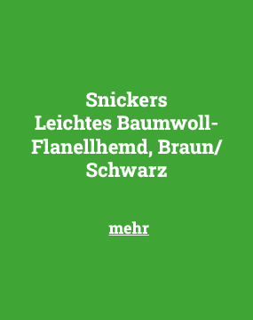 Snickers Leichtes Baumwoll- Flanellhemd, Braun/Schwarz – Hover